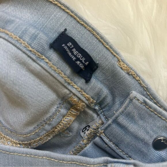 GAP Jeans Favorite Leggings Light Denim Size 27 - Picture 6 of 7